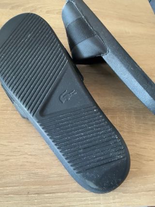 Chanclas Lacoste Talla 45 Negras