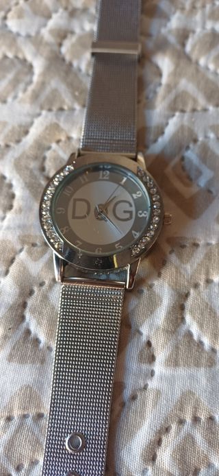 Reloj Plateado Mujer