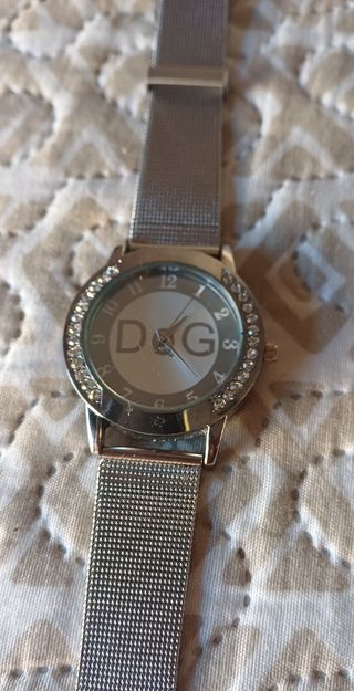 Reloj Plateado Mujer