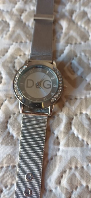 Reloj Plateado Mujer