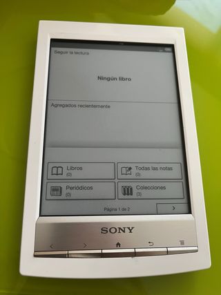 Sony PRS-T1 Lector Ebook Blanco
