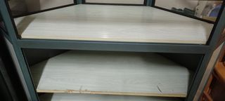 2 muebles mostrador expositor