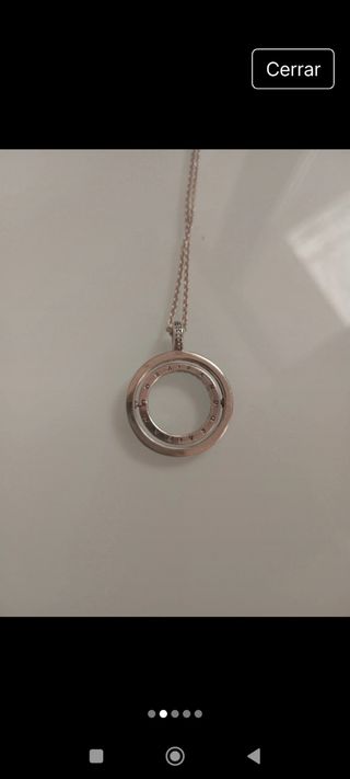Colgante y cadena Pandora plata