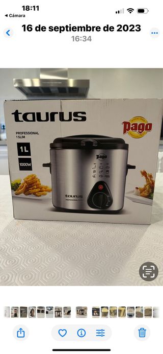 Freidora Taurus Profesional 1L 1000W Nueva
