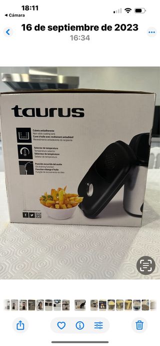 Freidora Taurus Profesional 1L 1000W Nueva