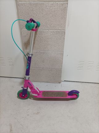 Patinete infantil rosa y morado