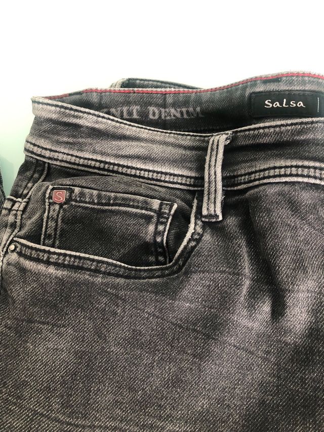 Vaqueros Salsa Hombre Negros
