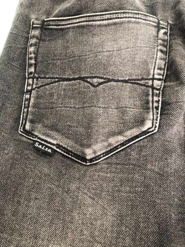 Vaqueros Salsa Hombre Negros