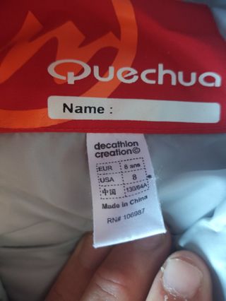 Mono de esquí niña rojo y gris