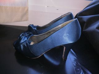 Zapatos de fiesta azul