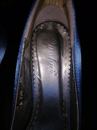 Zapatos de fiesta azul