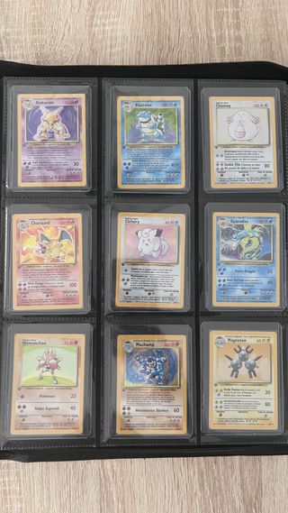 Colección cartas Pokemon Base Set 1ª Edición