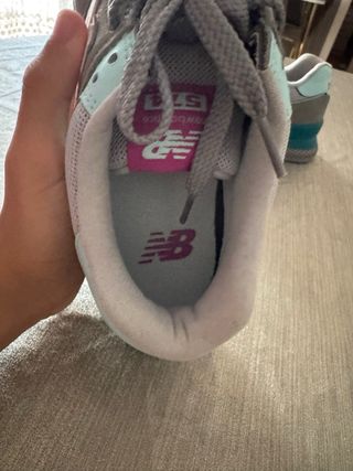New Balance Bambas Grises y Turquesa