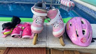Patines Talla 35-38 con Protecciones y Casco