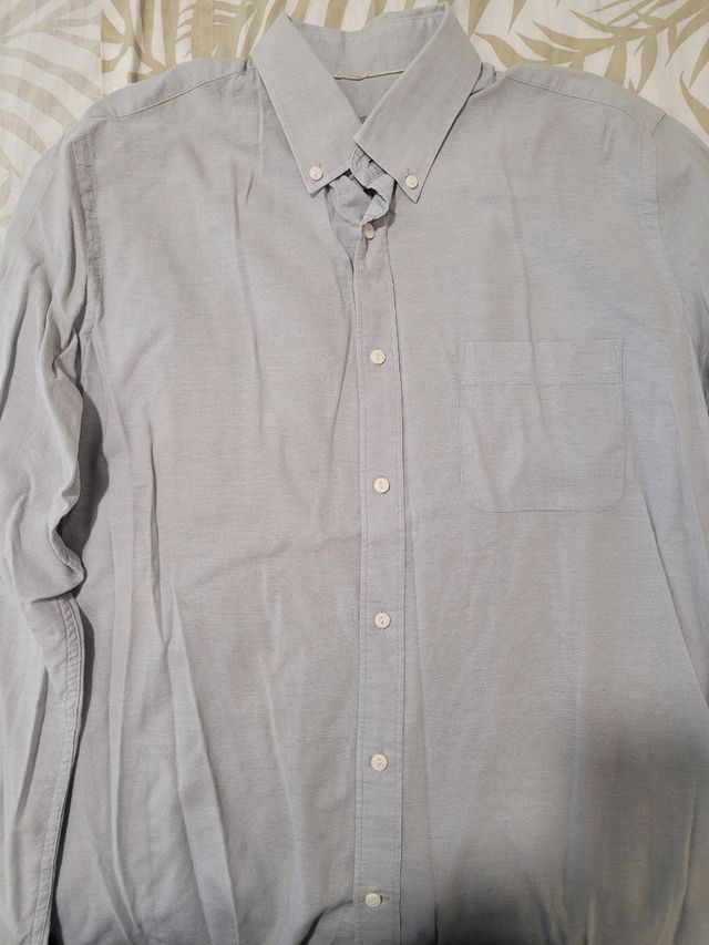 Camisa Gris Hombre Talla M