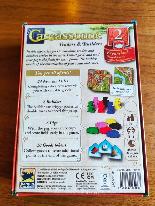 Colección ultimas 10 Expansiones Carcassonne