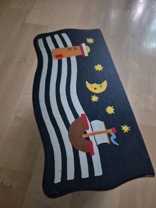 Cassettiera per gioielli in legno per bambini