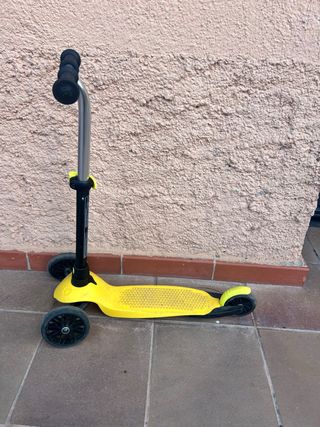 Patinete infantil 3 ruedas amarillo