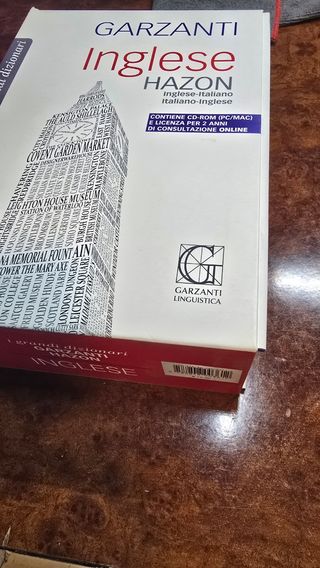 Grande dizionario Hazon di inglese