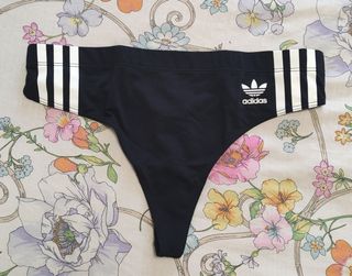 PACK 2 BRAGUITAS TANGA ADIDAS 100% ALGODÓN 