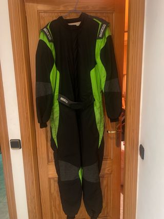 Mono Sparco Talla 58 Negro/Verde