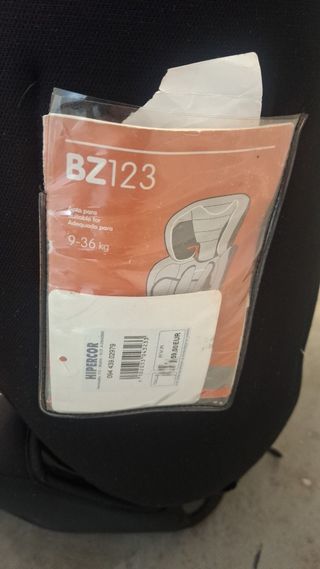 Silla Auto Motortown Grupo 1/2 Roja