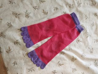 Calcetines Dedos Hello Kitty Rosas