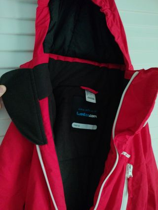 Tuta da sci rossa DECATHLON TG 8 Anni