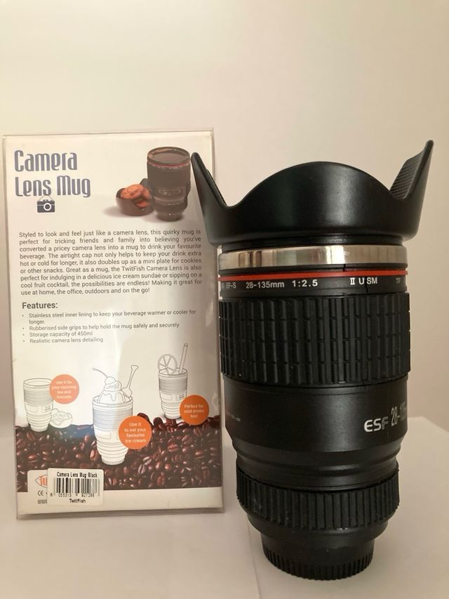 Taza Termo Objetivo Cámara