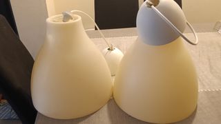 2 Lámparas Blancas Ikea