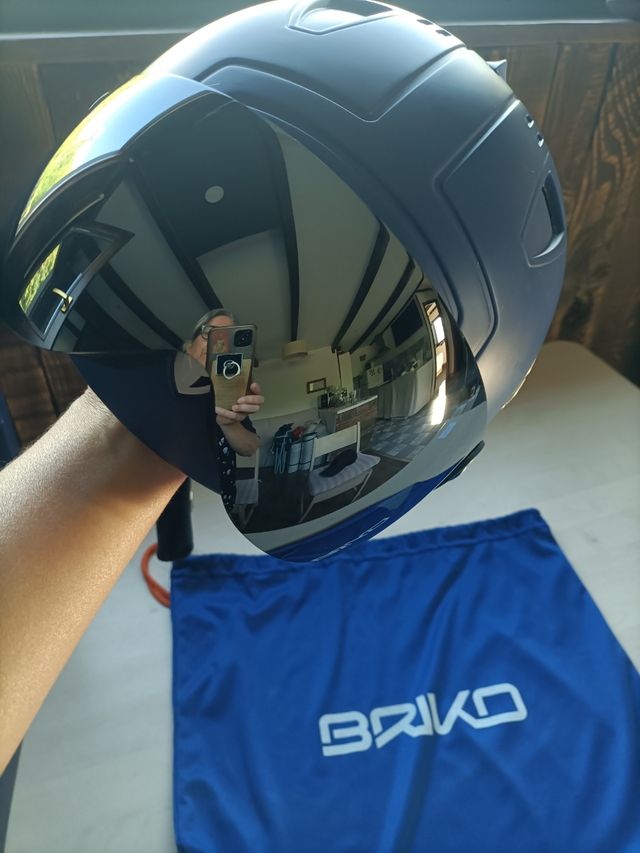 Casco Esquí Briko Stromboli Visor 1V, talla 60