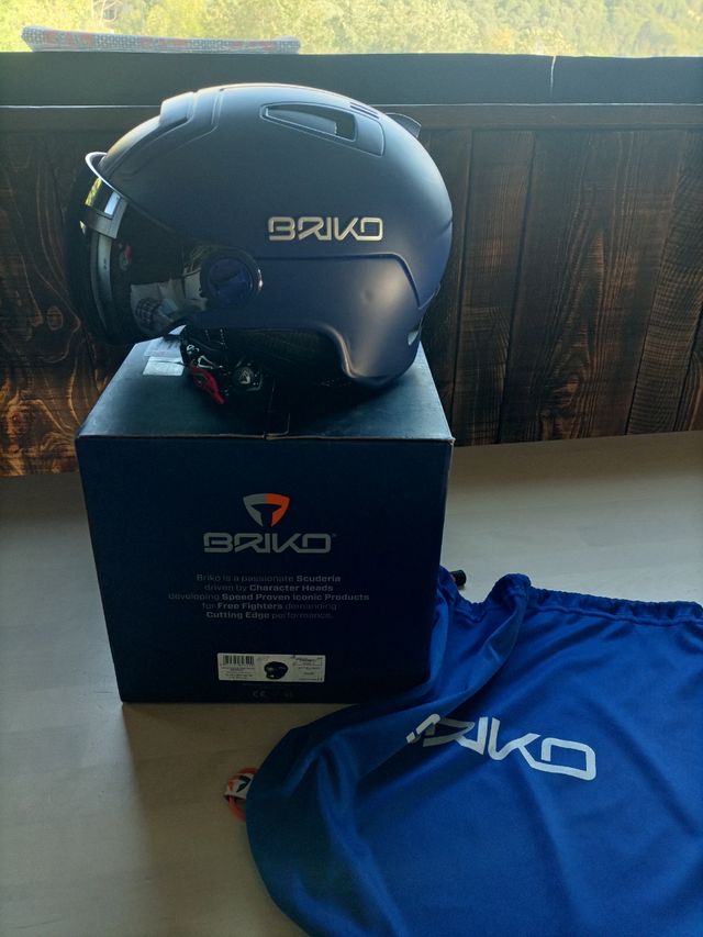 Casco Esquí Briko Stromboli Visor 1V, talla 60