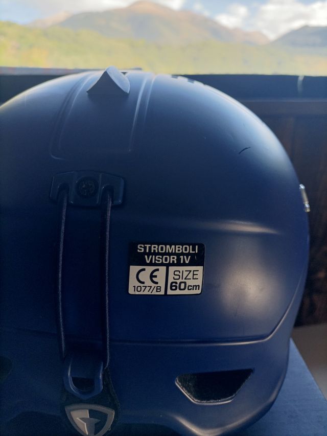 Casco Esquí Briko Stromboli Visor 1V, talla 60