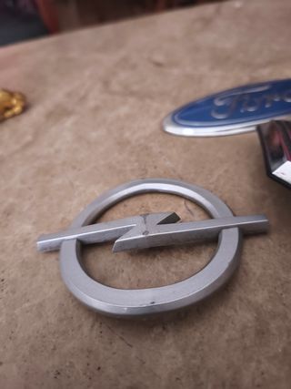 Lote 4 Emblemas Coches Vintage: Ford, VW, Opel, Re