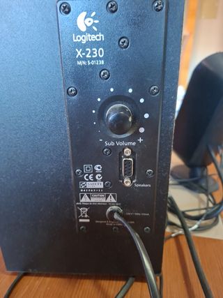 Altavoces Logitech Negro