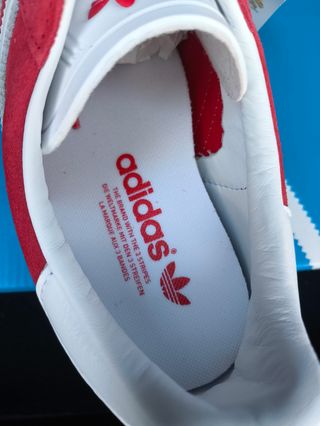 Zapatillas Adidas Gazelle Rojas y Blancas