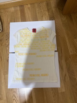 Camiseta Pedro del Hierro Logo Blanco Talla Única