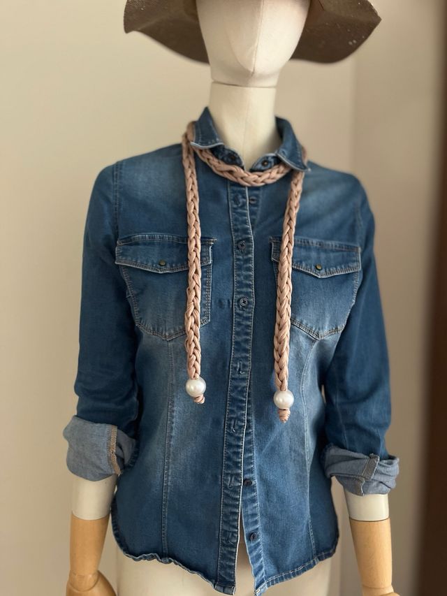 Cordón multiposición color taupe