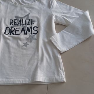 Maglietta bianca Realize Dreams tg 6-7 anni