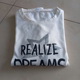 Maglietta bianca Realize Dreams tg 6-7 anni