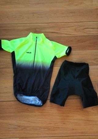 Equipación ciclismo ULD talla 10 años