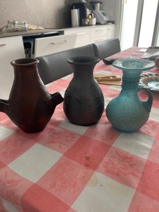 Juego de 2 Vasijas Decorativas