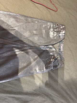 Falda vaquera plateada niña talla 13/14 años