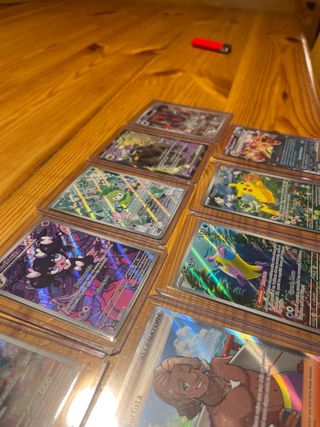 Carte Pokemon Rare e Full Art con sleeve