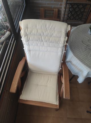 Sillón de jardín de madera