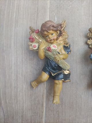 2 angelitos decorativos