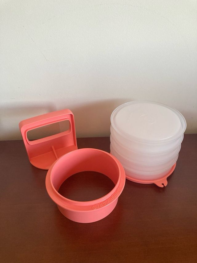 Molde Hamburguesas Tupperware