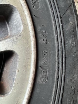 5 Llantas Mitsubishi Montero