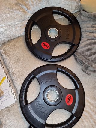 Dos pesas (30kg total)