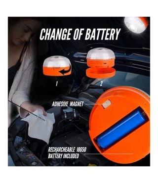 Luz V16 Señalización Emergencia sin GPS